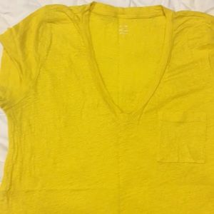 J. Crew Linen V-neck T-shirts - Lot of 3